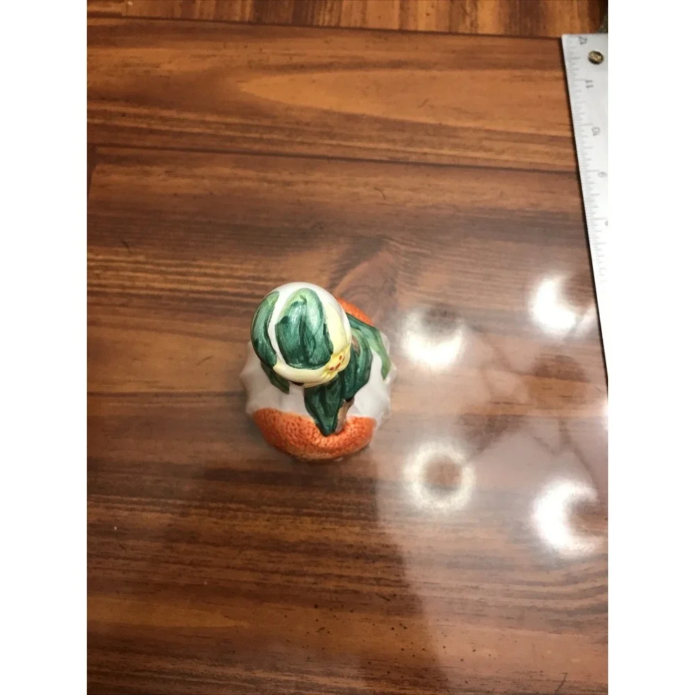 Vintage Florida‎ Oranges Souvenir Bell Porcelain Marked HZ